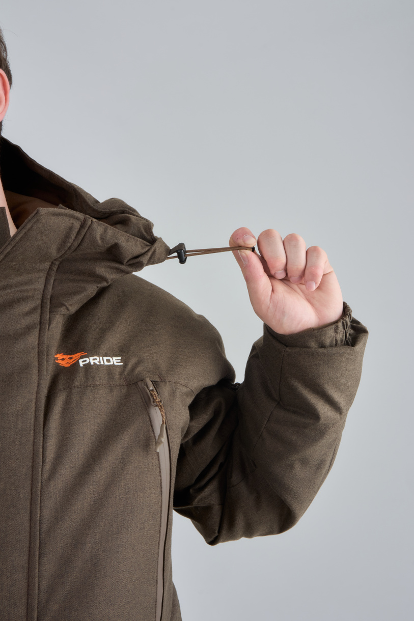 Выстрел костюм PRIDE, зимний -15, св.коричневый